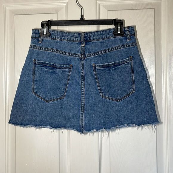 Forever 21 denim mini skirt size 27 - Picture 2 of 3